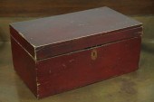 PAINTED BOX.  American  mid to