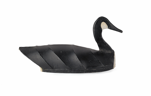 Painted canvas covered goose