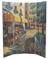 PAINTED CANVAS ON WOOD FOUR-PA
