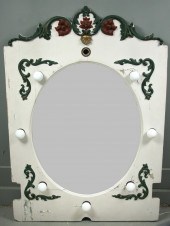 PAINTED CAROUSEL MIRROR - 19th