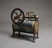 PAINTED CAST-IRON AND PATINATE