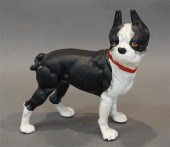 PAINTED CAST IRON BULLDOG DOOR