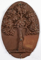 PAINTED CAST IRON FIREMARK FOR