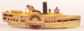PAINTED CAST IRON PADDLE WHEEL