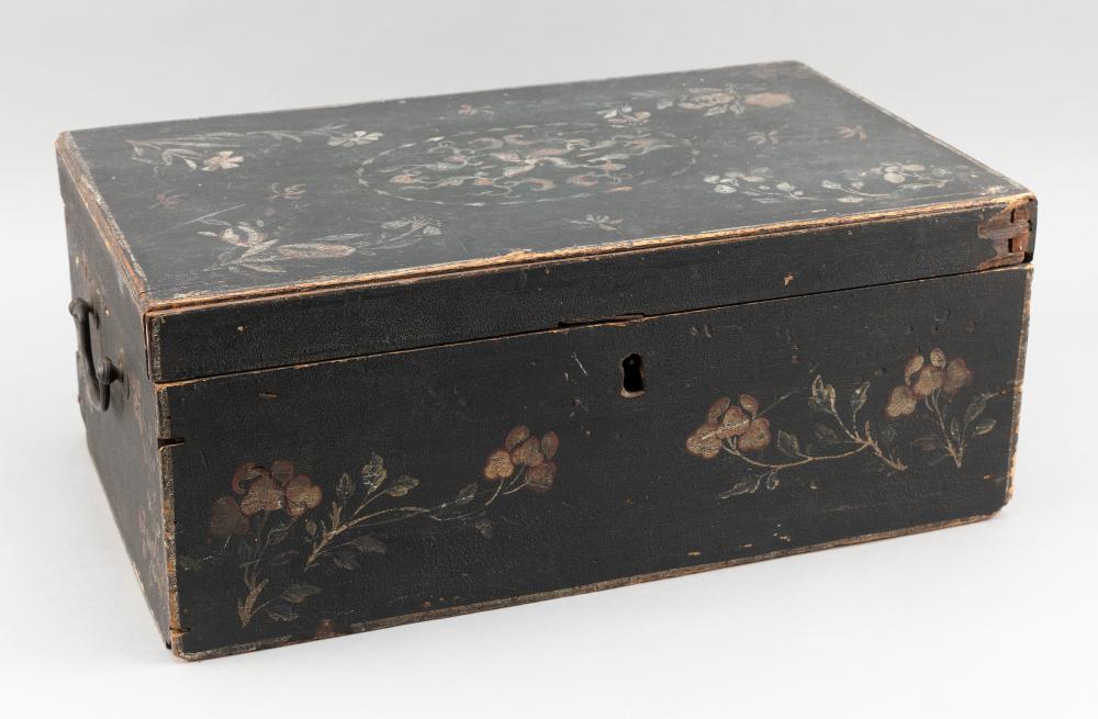 PAINTED CHINA TRADE LAP DESK 19TH