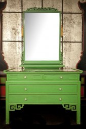 Painted Chinese Style Dresser