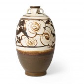 PAINTED CIZHOU 'FLOWER' HANDLE