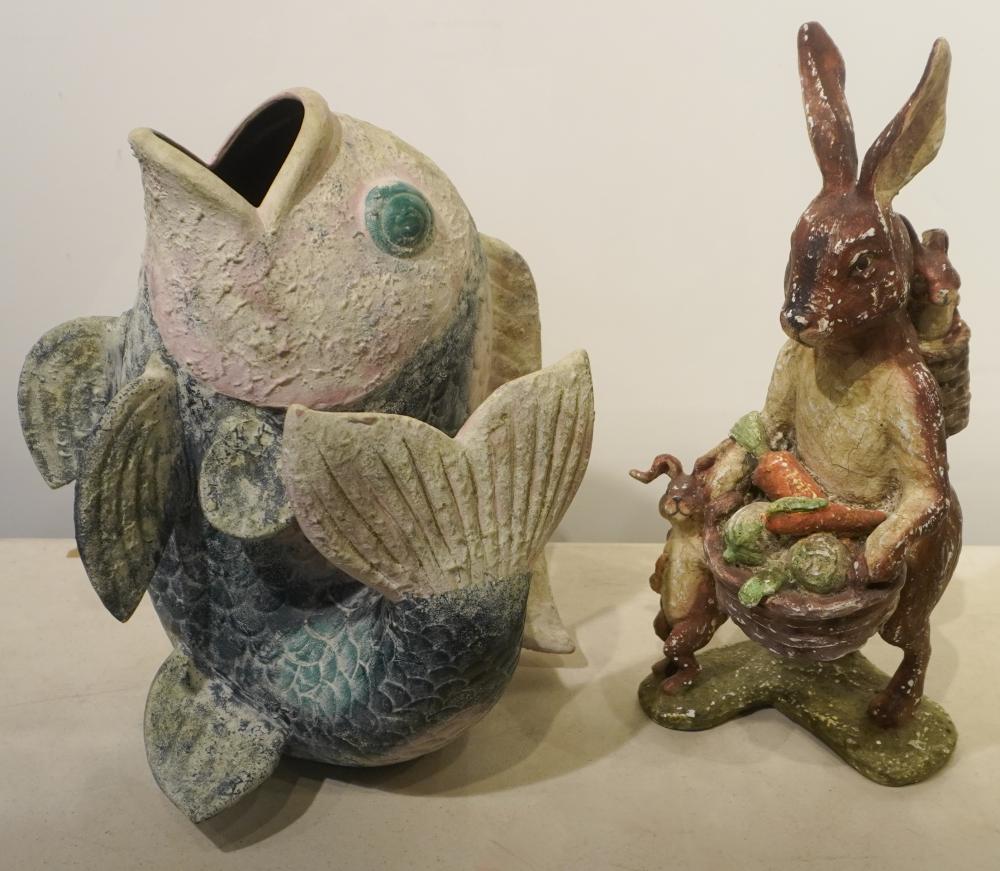 PAINTED COMPOSITE FIGURES OF FISH