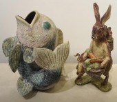 PAINTED COMPOSITE FIGURES OF F