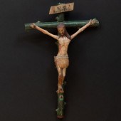 PAINTED CRISTO CRUCIFICADO, PO