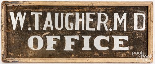 PAINTED DOCTOR'S TRADE SIGN FOR