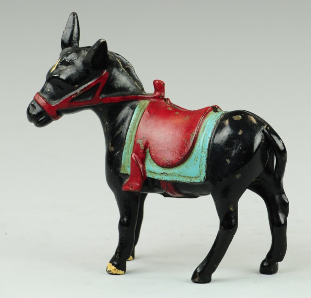 PAINTED DONKEY STILL BANK Unusual