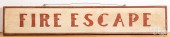 PAINTED DOUBLE SIDED FIRE ESCA