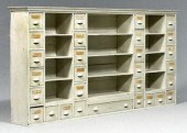 Painted dovetailed apothecary