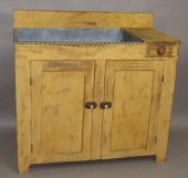 PAINTED DRY SINKca. 1860; soft