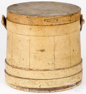 PAINTED FIRKIN, 19TH C.<br>Pai