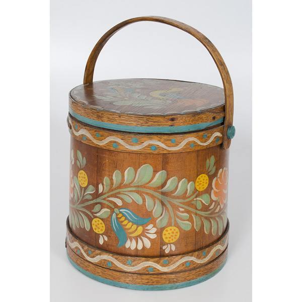 Painted Firkin Continental. A