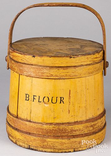 PAINTED FIRKIN INSCRIBED B.