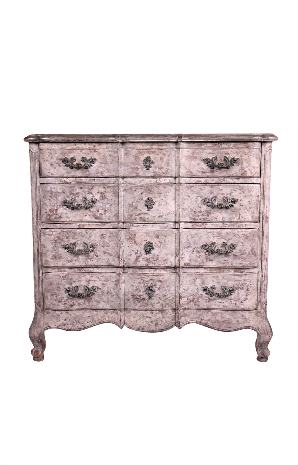 PAINTED FOUR-DRAWER