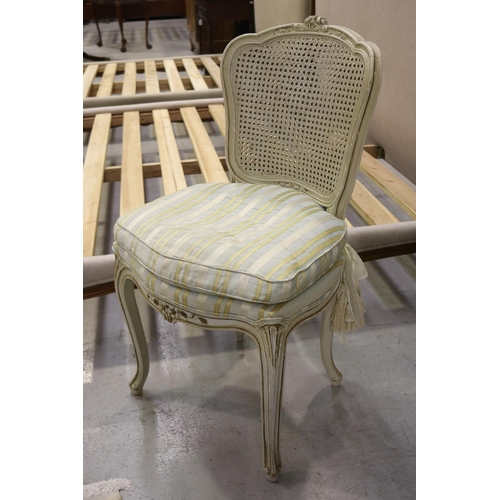 Painted French style bedroom chair