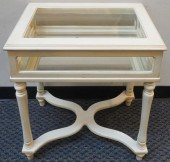 PAINTED FRUITWOOD MIRRORED INT