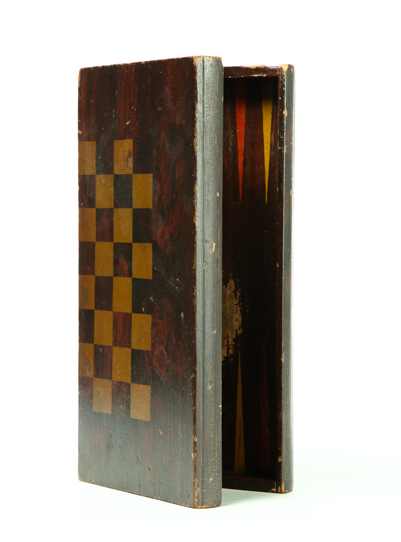 PAINTED GAMEBOARD.  American  early