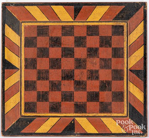 PAINTED GAMEBOARD, CA.