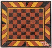 PAINTED GAMEBOARD, CA. 1900Pai
