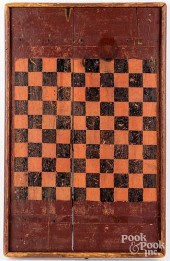 PAINTED GAMEBOARD, LATE 19TH C