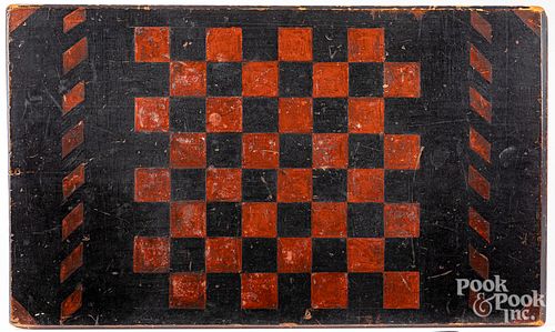 PAINTED GAMEBOARD, LATE 19TH
