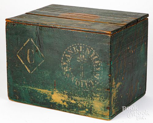 PAINTED GIN BOTTLE SHIPPING BOX,