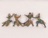 Painted glazed earthenware mud