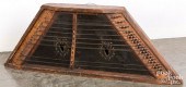 PAINTED HAMMER DULCIMER, 19TH