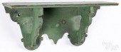 PAINTED HANGING SHELF, CA. 190