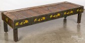 PAINTED HIRED MAN'S BED, 19TH