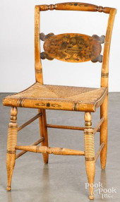PAINTED HITCHCOCK CHAIR, 19TH