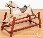 PAINTED HOBBY HORSE, 20TH C.Pa