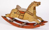 PAINTED HOBBY HORSE, CA. 1900P