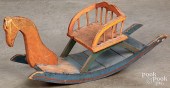 PAINTED HOBBY HORSE, LATE 19TH