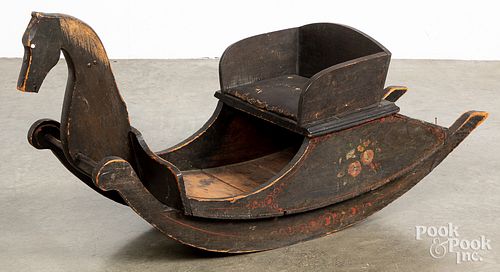 PAINTED HOBBY HORSE, LATE 19TH