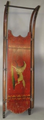 PAINTED HORSE DESIGN WOODEN RU