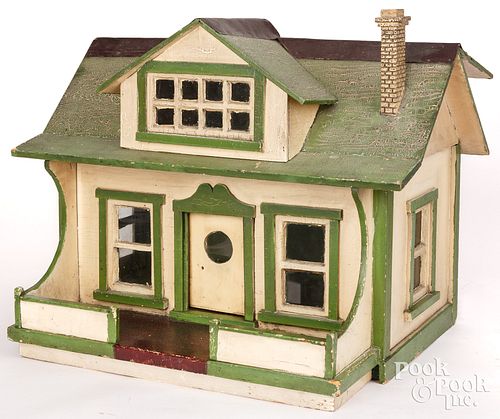 PAINTED HOUSE MODEL, EARLY 20TH