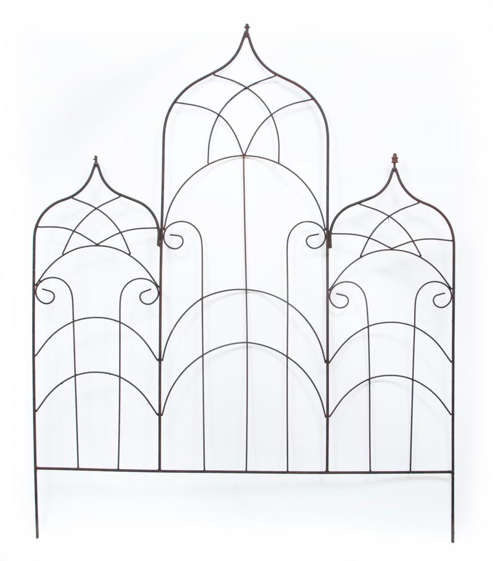 PAINTED IRON GARDEN
