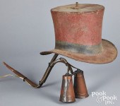 PAINTED IRON HAT TRADE SIGN, 1