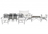 PAINTED IRON PATIO FURNTIURE S