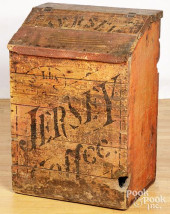 PAINTED JERSEY COFFEE BIN, 19T