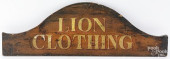 PAINTED LION CLOTHING TRADE SI