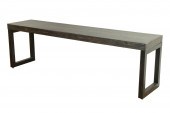 PAINTED LONG BENCH BY P.G.T. R
