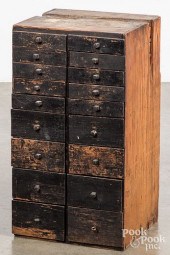 PAINTED MACHINISTS CHEST, EARL