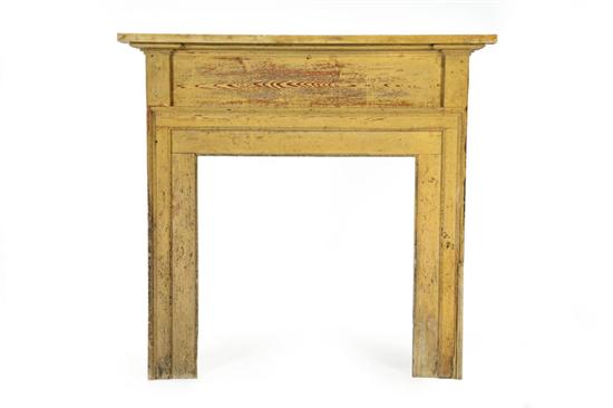 PAINTED MANTEL.  American  1st